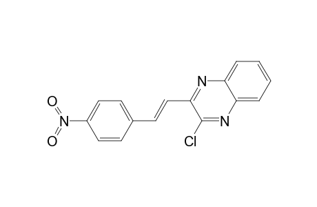 2-Chloro-3-[(E)-2-(4-nitrophenyl)ethenyl]quinoxaline
