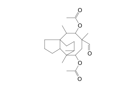 Tricyclo[5.4.3.0(1,7)]tetradecane-3,6-diol, 4-formyl-2,4,7,14-tetramethyl-, diacetate