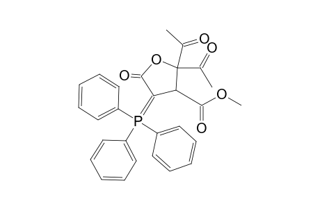2,2-Diacetyl-5-keto-4-triphenylphosphoranylidene-tetrahydrofuran-3-carboxylic acid methyl ester
