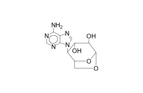 4-(ADENIN-9-YL)-1,6-ANHYDRO-4-DEOXY-BETA-D-GLUCOPYRANOSE