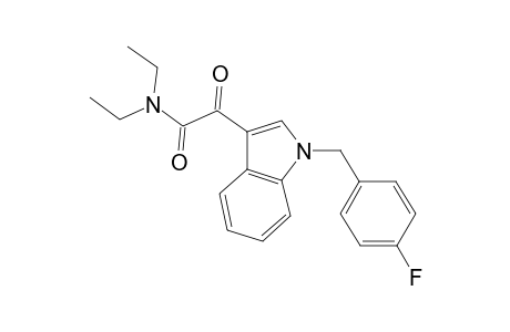 1H-Indole-3-acetamide, N,N-diethyl-1-[(4-fluorophenyl)methyl]-.alpha.-oxo-