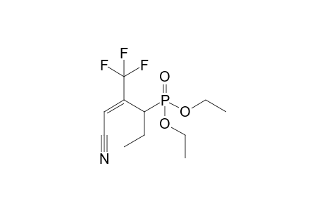 (Z)-Diethyl 3-Cyano-2-trifluoromethyl-1-ethylprop-2-enylphosphonate