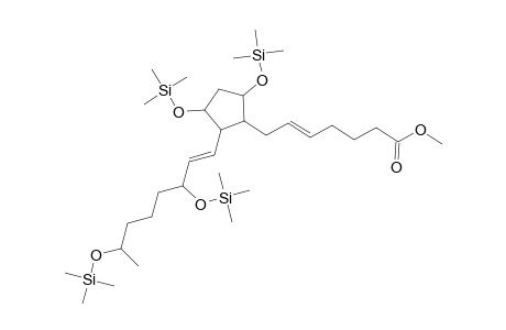 Methyl (5E,13E)-9,11,15,19-tetrakis[(trimethylsilyl)oxy]prosta-5,13-dien-1-oate