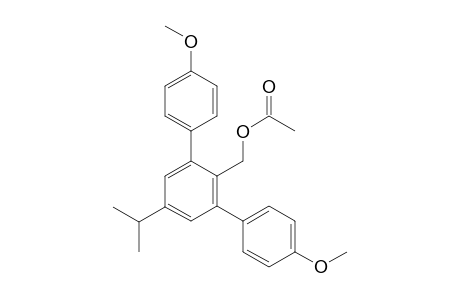 (5'-Isopropyl-4,4''-dimethoxy-[1,1':3',1''-terphenyl]-2'-yl)methyl acetate