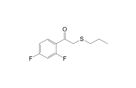 1-(2,4-difluorophenyl)-2-(propylthio)ethanone