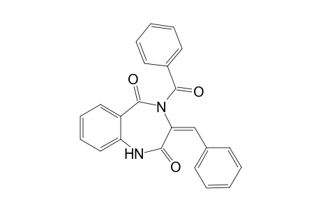 3-(benzylidene)-4-benzoyl-1,4-benzodiazepin-2,5-dione