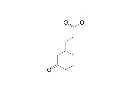 Cyclohexanepropanoic acid, 3-oxo-, methyl ester