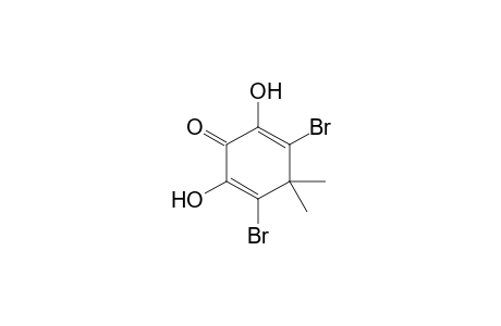 3,5-Dibromo-2,6-dihydroxy-4,4-dimethyl-2,5-cyclohexadien-1-one