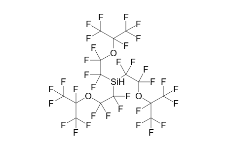 Silane, tris[1,1,2,2-tetrafluoro-2-[1,2,2,2-tetrafluoro-1-(trifluoromethyl)ethoxy]ethyl]-