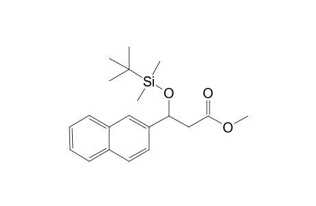 Methyl 3-((tert-butyldimethylsilyl)oxy)-3-(naphthalen-2-yl)propanoate
