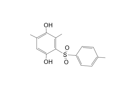 2,6-Dimethyl-3-(4-methylphenylsulfonyl)-benzene-1,4-diol