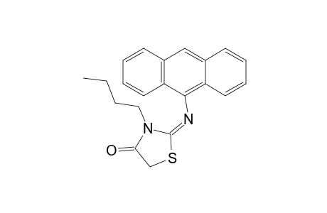 3-n-butyl-2-(anthracen-9'-yl)imino-1,3-thiazolidin-4-ones