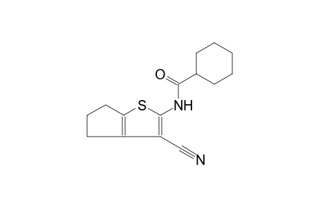 N-(3-cyano-5,6-dihydro-4H-cyclopenta[b]thien-2-yl)cyclohexanecarboxamide