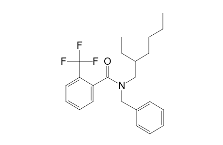 Benzamide, 2-trifluoromethyl-N-benzyl-N-(2-ethylhexyl)-