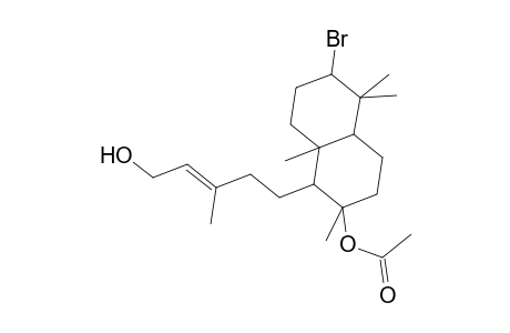 2-Naphthalenol, 6-bromodecahydro-1-(5-hydroxy-3-methyl-3-pentenyl)-2,5,5,8a-tetramethyl-, [1S-(1.alpha.,2.alpha.,4a.beta.,6.alpha.,8a.alpha.)]-