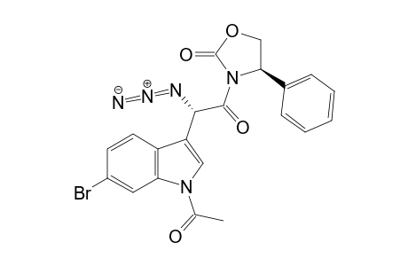(4R)-3-[(2S)-2-(1-acetyl-6-bromo-3-indolyl)-2-azido-1-oxoethyl]-4-phenyl-2-oxazolidinone