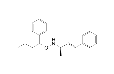(3R,1'R)-(+)-N-(1-Phenylbutoxy)-1-phenyl-3-but-1-enylamine