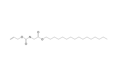 Glycine, N-allyloxycarbonyl-, hexadecyl ester