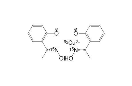copper(II)-63Cu 2-(1-(hydroxyimino-15N)ethyl)phenolate