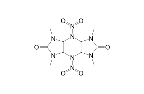 2,6-Dioxo-4,8-dinitro-1,3,5,7-tetramethyldecahydro-1H,5H-diimidaz[4,5-b:4',5'-e]pyrazine