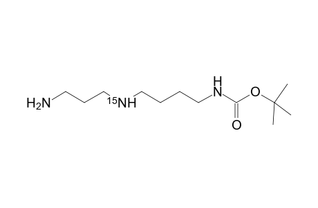 t-Butyl N-[4-[3'-(Aminopropyl)-(15N)-amino]butyl}carbamate