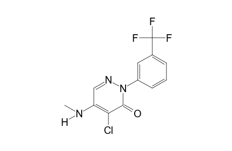 3(2H)-Pyridazinone, 4-chloro-5-(methylamino)-2-[3-(trifluoromethyl)phenyl]-
