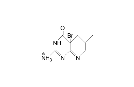 4a-Bromo-6-methyl-5-deaza-tetrahydro-pterinium cation