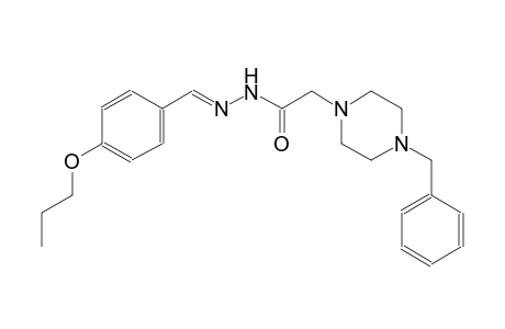 1-piperazineacetic acid, 4-(phenylmethyl)-, 2-[(E)-(4-propoxyphenyl)methylidene]hydrazide
