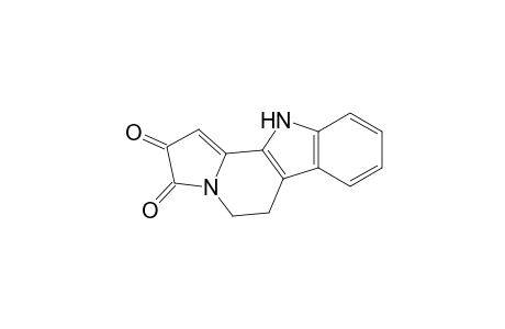 3H-Indolizino[8,7-b]indole-2,3(5H)-dione, 6,11-dihydro-