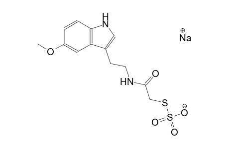 sodium S-(2-{[2-(5-methoxy-1H-indol-3-yl)ethyl]amino}-2-oxoethyl) thiosulfate