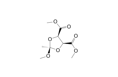 Dimethyl (4R)-trans-2-methoxy-2-methyl-1,3-dioxolane-4,5-dicarboxylate