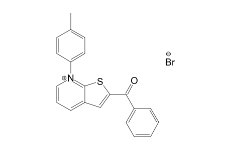 2-Benzoyl-N-(4-methylphenyl)thieno[2,3-b]pyridinium Bromide