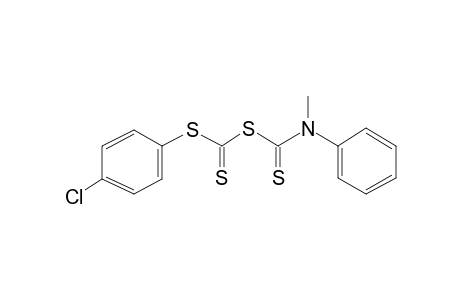 N-Methyl-N-phenylthiocarbamoyl p-chlorophenyl trithiocarbonate