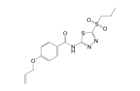 benzamide, 4-(2-propenyloxy)-N-[5-(propylsulfonyl)-1,3,4-thiadiazol-2-yl]-