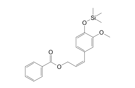 Coniferyl benzoate (Z-), mono-TMS