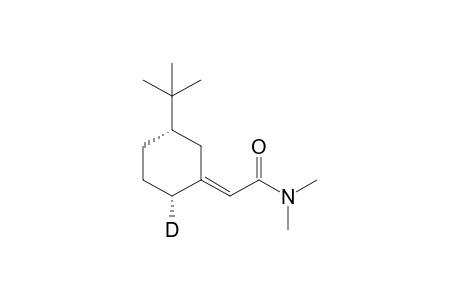 (Z)-[(cis)-2'-Deuterio-5'-(1",1"-dimethylethyl)cyclohexylidene]-N,N-dimethylacetamide