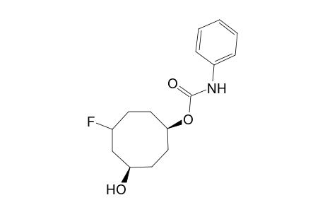 (-)-(1S,6R) 4-Fluoro-c-6-hydroxycyclooct-r-1-yl N-phenylcarbamate