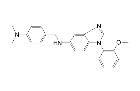 N-[(4-dimethylaminophenyl)methyl]-1-(2-methoxyphenyl)benzimidazol-5-amine
