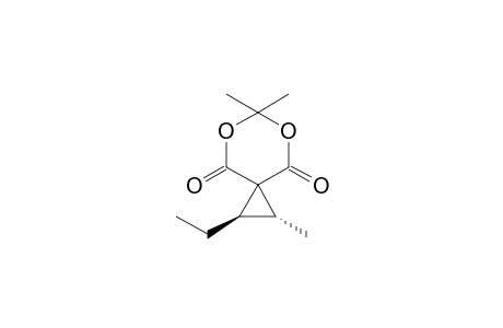 trans-1-Ethyl-2,6,6-trimethyl-5,7-dioxaspirp[2.5]octane-4,8-dione
