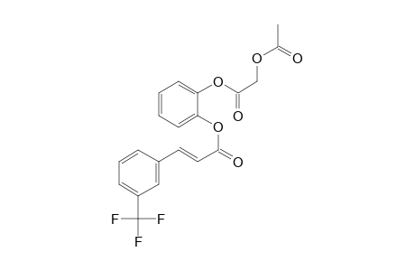 1,2-Benzendiol, o-acetoxyacetyl-o'-(trans-3-trifluoromethylcinnamoyl)-