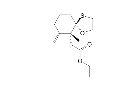 ethyl 2-[(5R,6R,7E)-7-ethylidene-6-methyl-4-oxa-1-thiaspiro[4.5]decan-6-yl]acetate