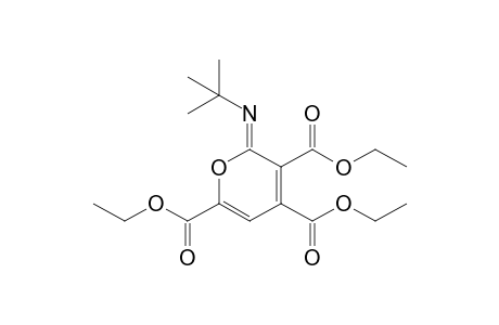 3,4,6-Triethyl 2-(tert-butylimino)-2H-pyran-3,4,6-tricarboxylate
