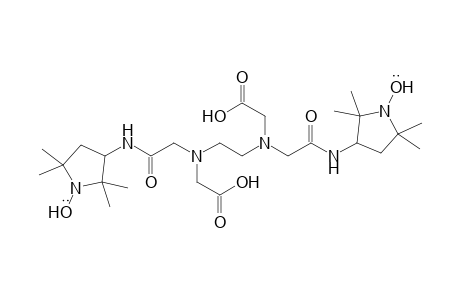1-Pyrrolidinyloxy, 3,3'-[1,2-ethanediylbis[[(carboxymethyl)imino](1-oxo-2,1-ethanediyl)imino]]bis[2,2,5,5-tetramethyl-