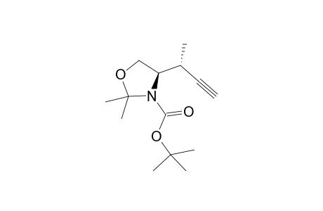 (R)-2,2-Dimethyl-4-((R)-1-methyl-prop-2-ynyl)-oxazolidine-3-carboxylic acid tert-butyl ester