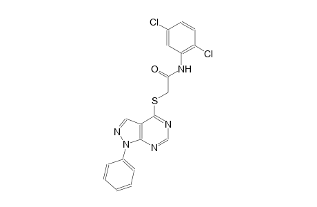 N-(2,5-dichlorophenyl)-2-[(1-phenyl-1H-pyrazolo[3,4-d]pyrimidin-4-yl)sulfanyl]acetamide