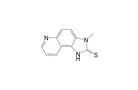 3-Methyl-1H-imidazo[4,5-f]quinoline-2-thione
