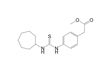 methyl (4-{[(cycloheptylamino)carbothioyl]amino}phenyl)acetate