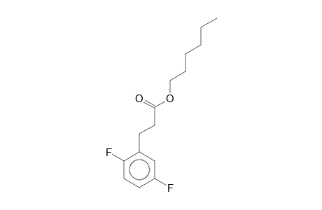 Propanoic acid, 3-(2,5-difluorophenyl)-, hexyl ester