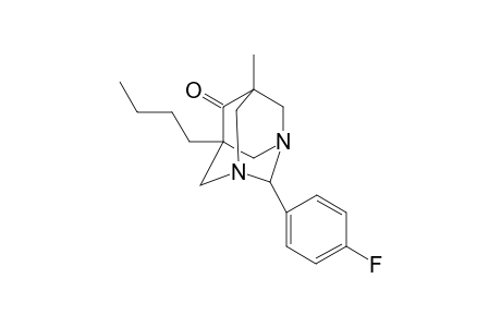 1,3-Diazatricyclo[3.3.1.1(3,7)]decan-6-one, 5-butyl-2-(4-fluorophenyl)-7-methyl-
