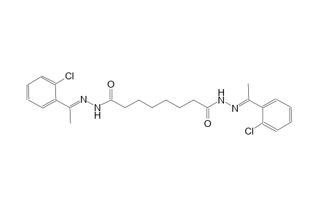 N'~1~,N'~8~-bis[(E)-1-(2-chlorophenyl)ethylidene]octanedihydrazide